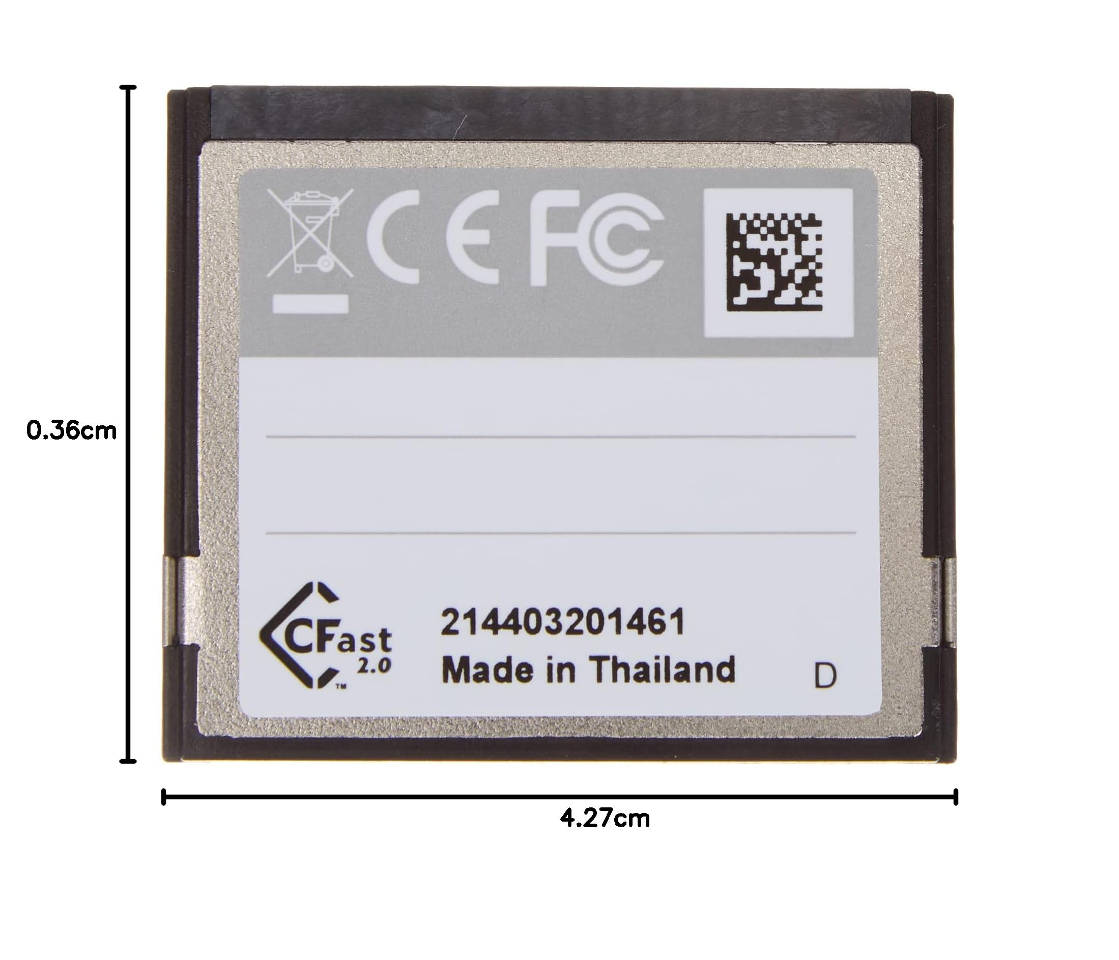 SanDisk 128GB Extreme PRO CFast 2.0 Memory Card - SDCFSP-128G-G46D